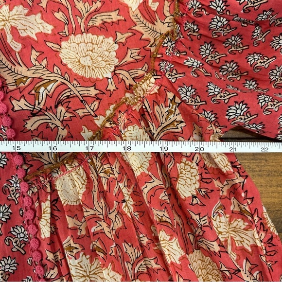 Rachel Zoe Floral Patchwork Babydoll Top NWOT - Picture 10 of 11